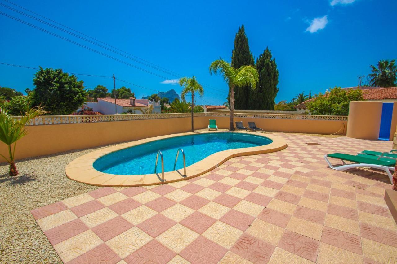 Cometa-86 - Villa With Private Pool Close To The Beach In Calpe Empedrola Dış mekan fotoğraf